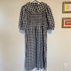 ASOS design Peter Pan collar gingham dress